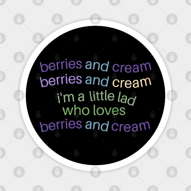 Berries and Cream For a Little Lad Magnet by BobaPenguin